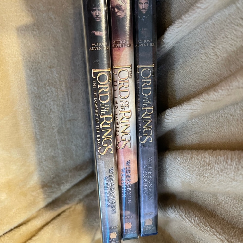 Lord of the Rings DVD’s